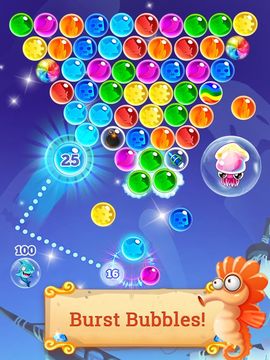 Bubble Mona - Ocean Journey Game Screenshot