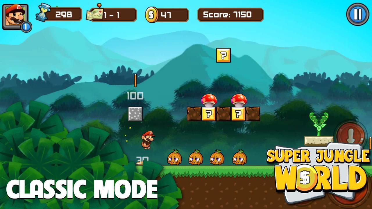 Super Jungle Adventure Game Screenshot