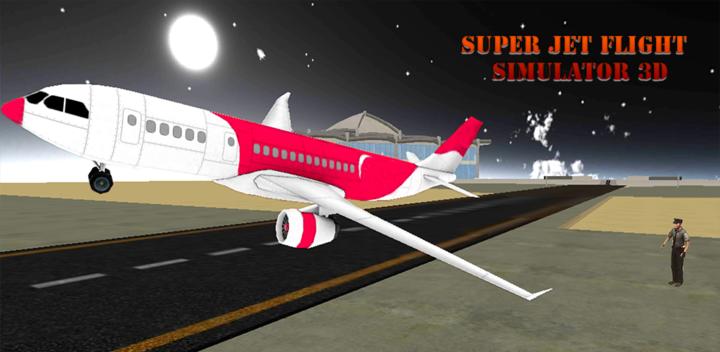 Banner of Super Jet Flight Simulator 3D 1.0