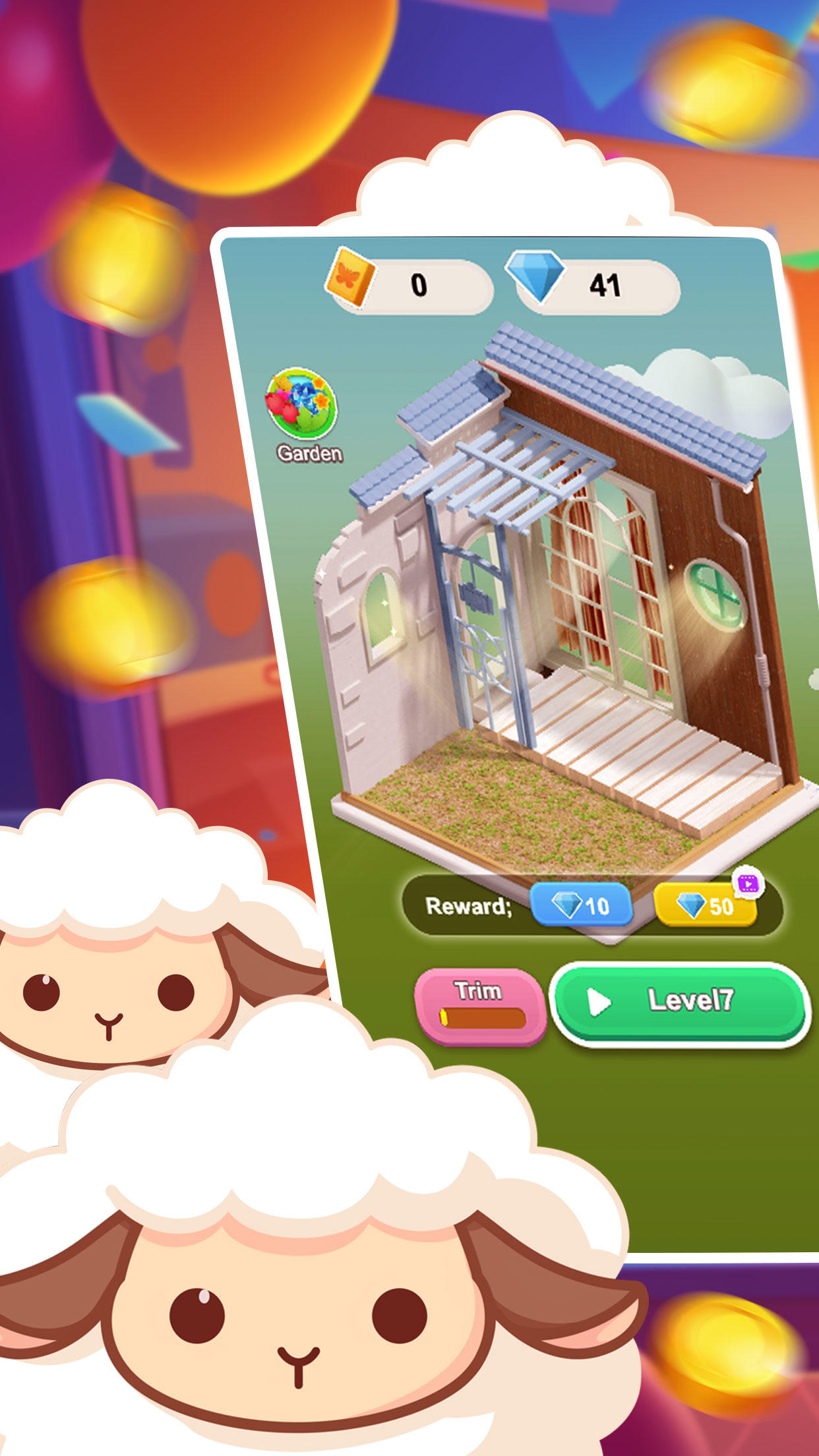 Lucky Triple Sheep Game Screenshot