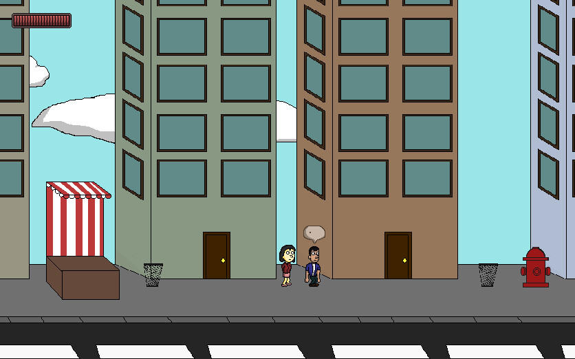 Rooftop Postgirl screenshot game