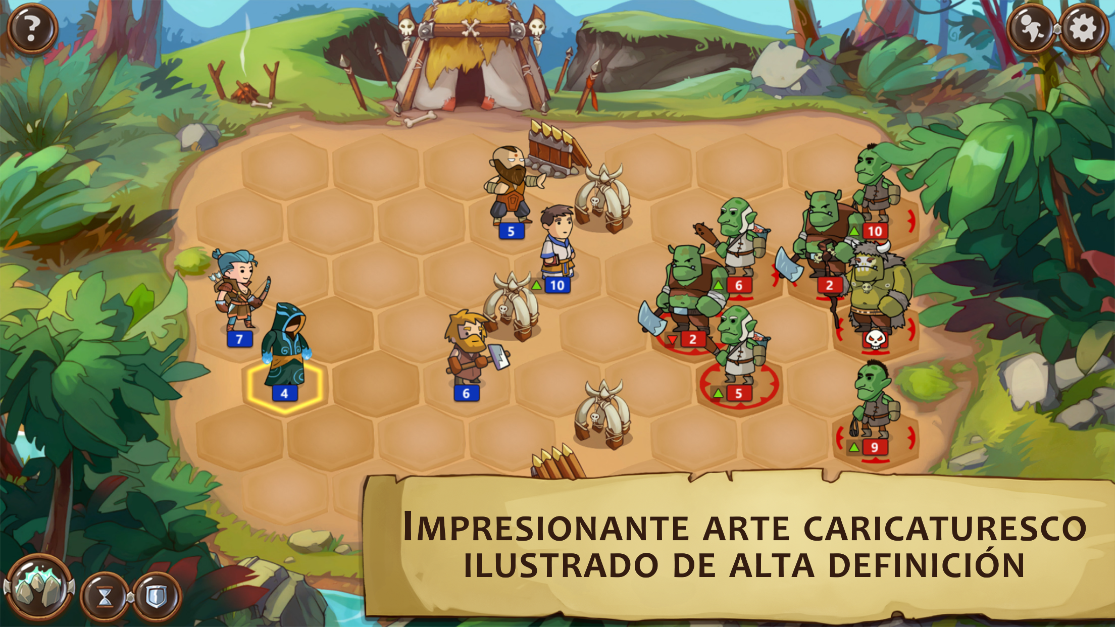 Captura de Pantalla del Juego Braveland Wizard