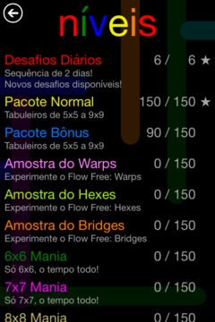 Captura de Tela do Jogo Flow Free