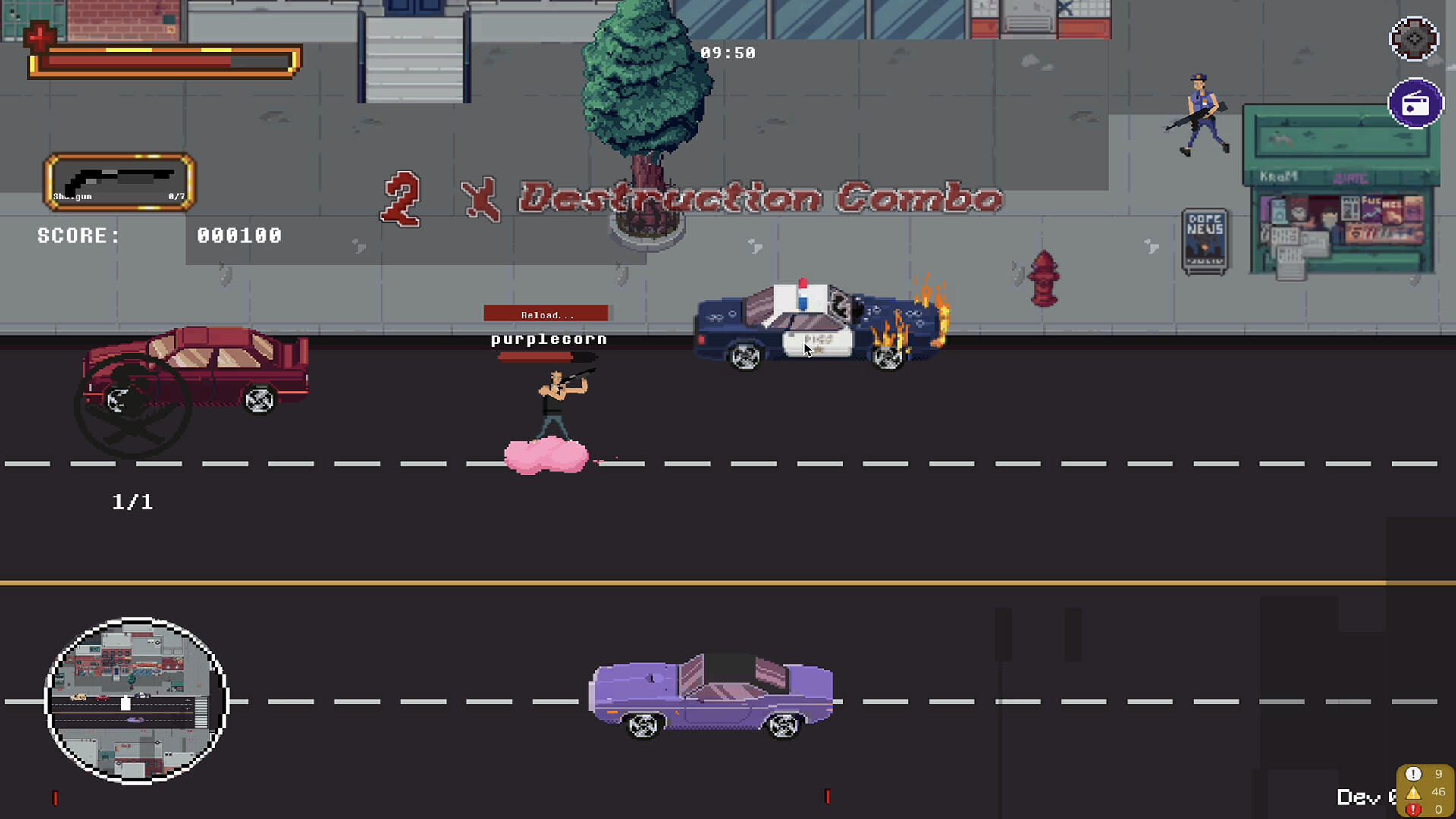 Screenshot of Dope Wars Mean Streets