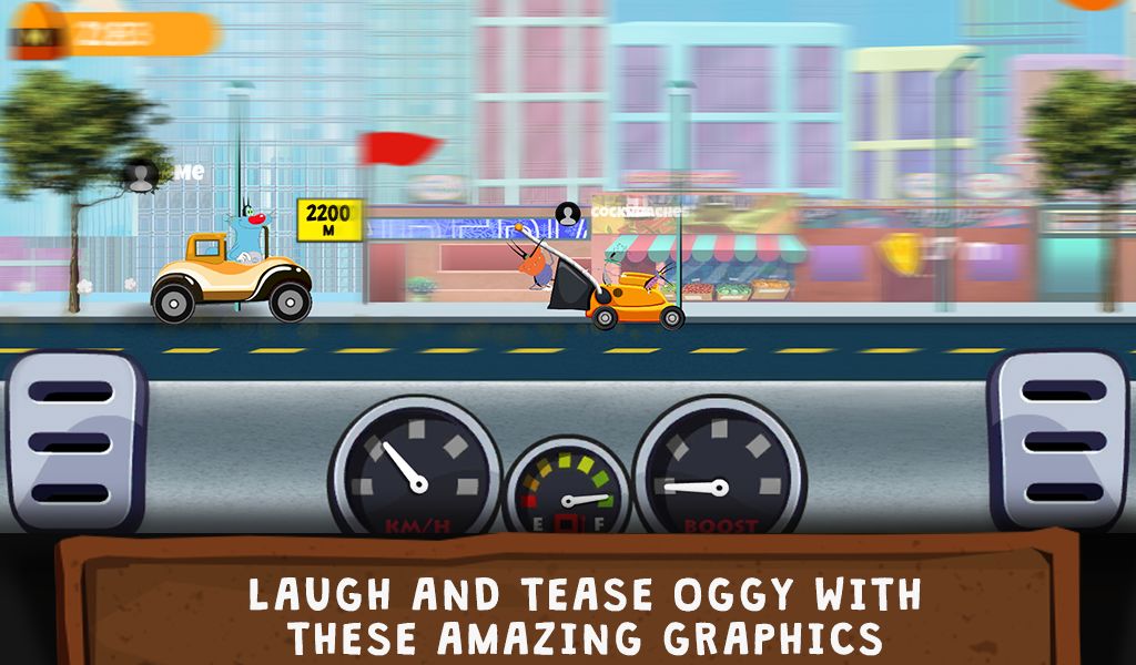 Oggy Go - World of Racing (The Official Game) 게임 스크린 샷