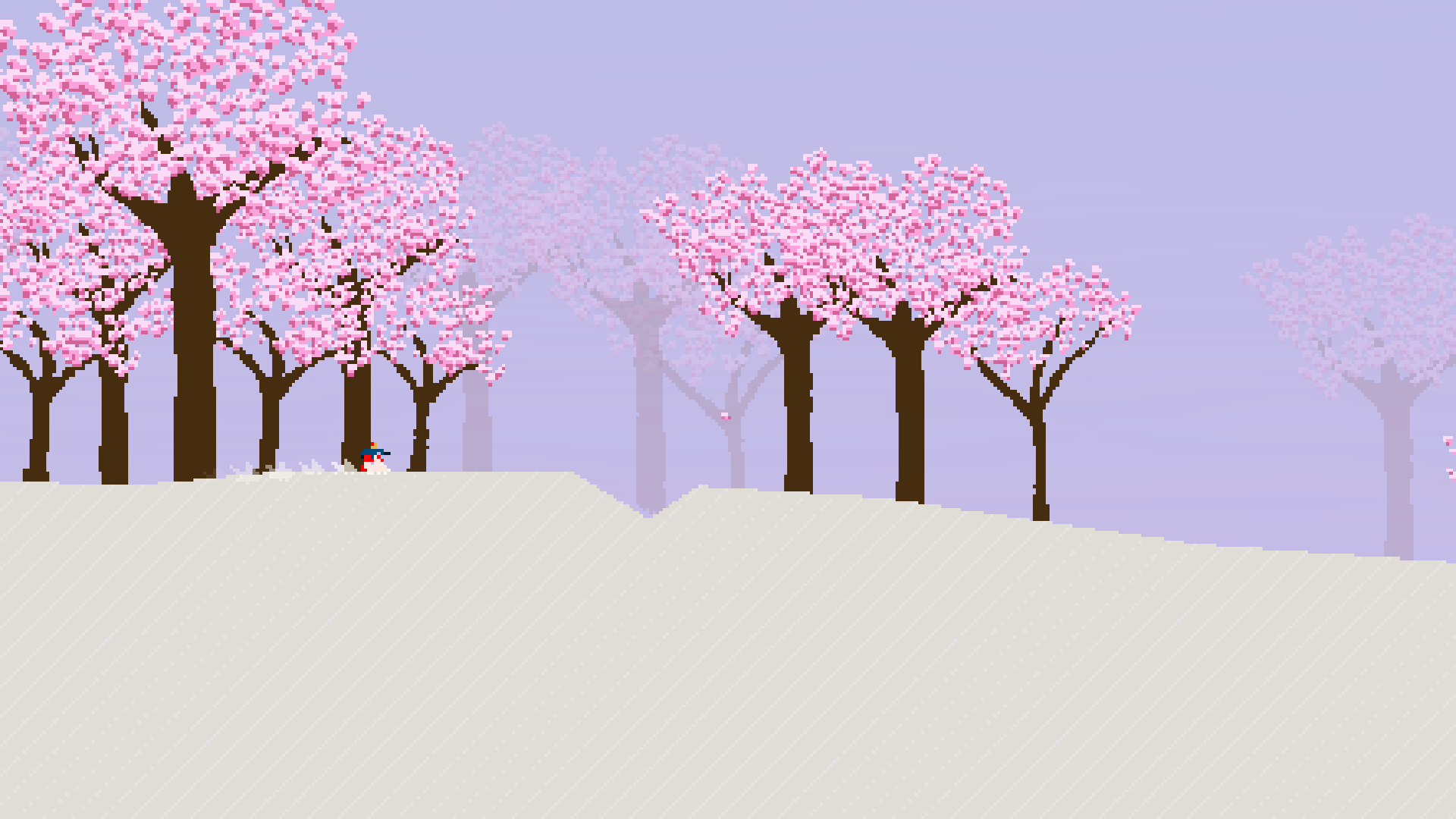 Nuclear Snowboard Game Screenshot