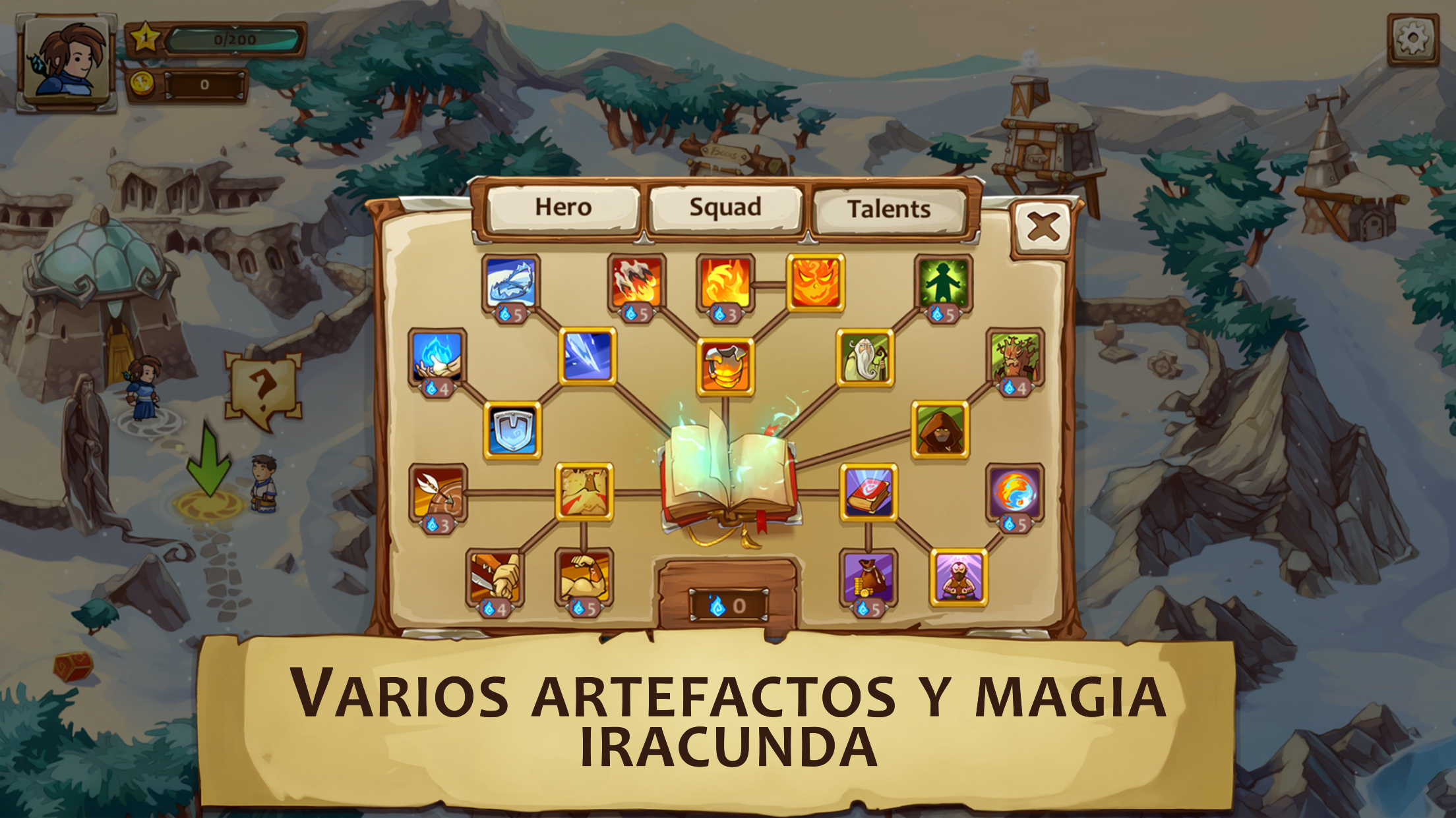Captura de Pantalla del Juego Braveland Wizard