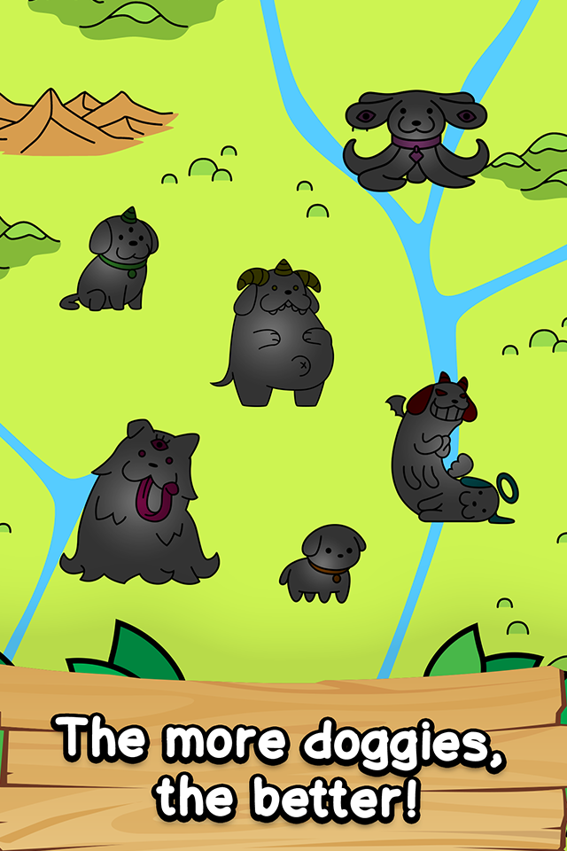Cuplikan Layar Game Dog Evolution: Idle Merge Game