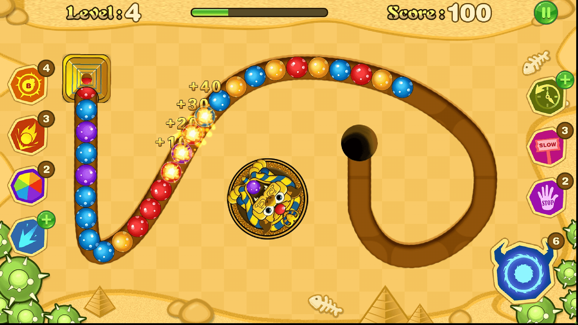 Jungle Marble Blast 遊戲截圖