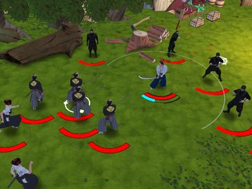 Bushido Saga Samurai Nightmare ゲームのスクリーンショット