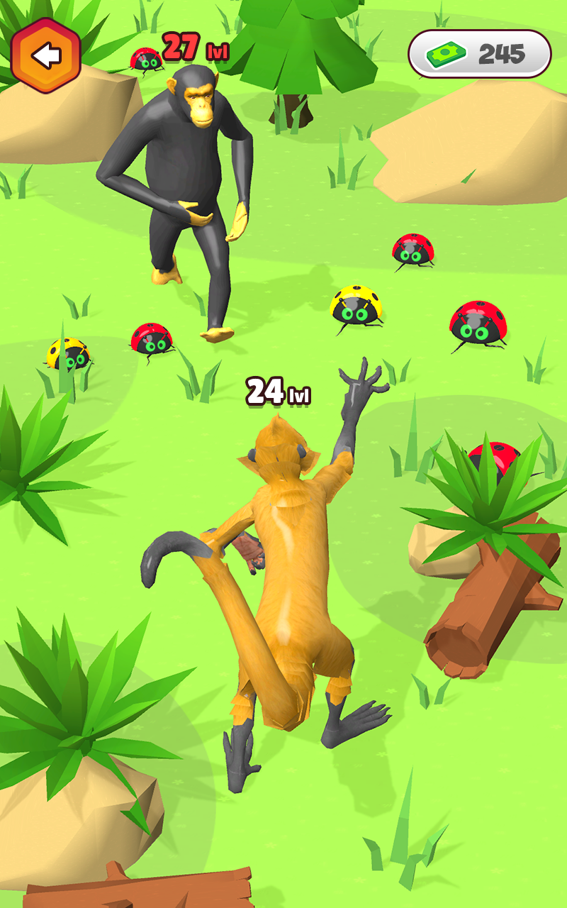 Human Evolution : Runner Game Game Screenshot