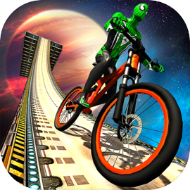 不可能的BMX自行车超级英雄：天空追踪骑士android iOS apk download