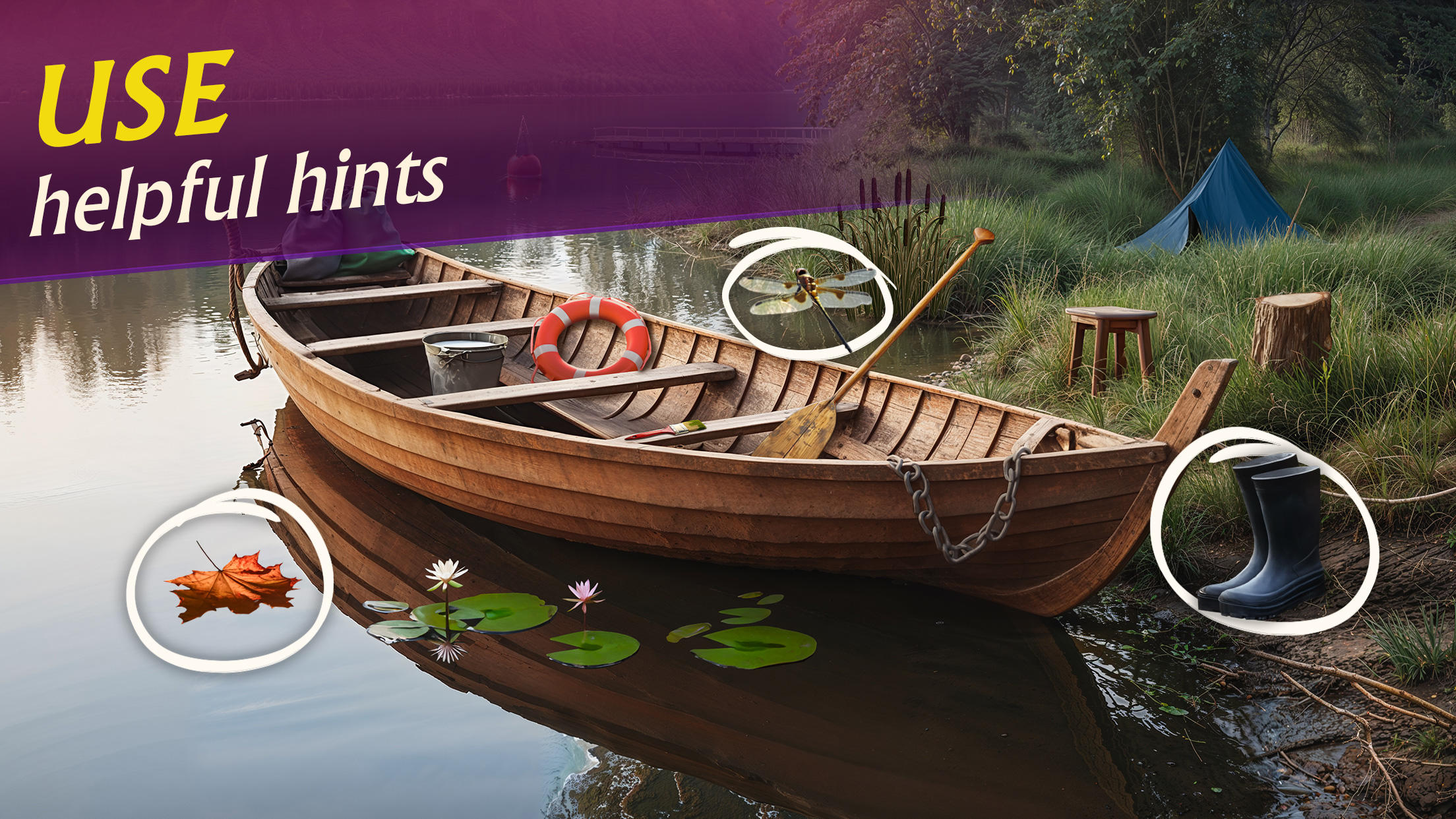 Hidden Objects Getaway Game Screenshot