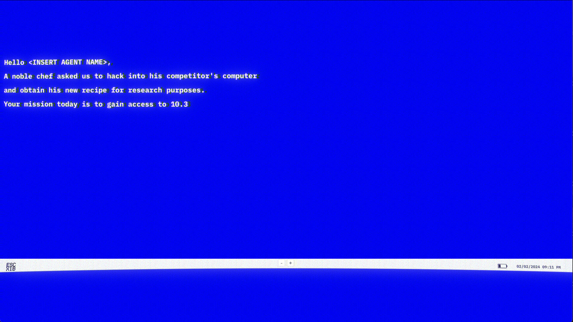 ESC (Electronics Security Company) Game Screenshot