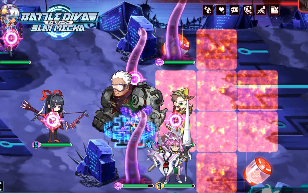 Battle Divas: Slay Mecha screenshot game