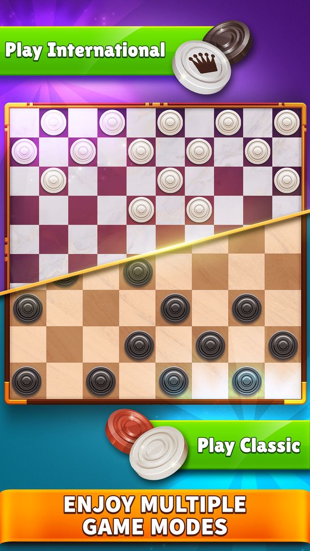 Screenshot of Checkers Clash: Online Game