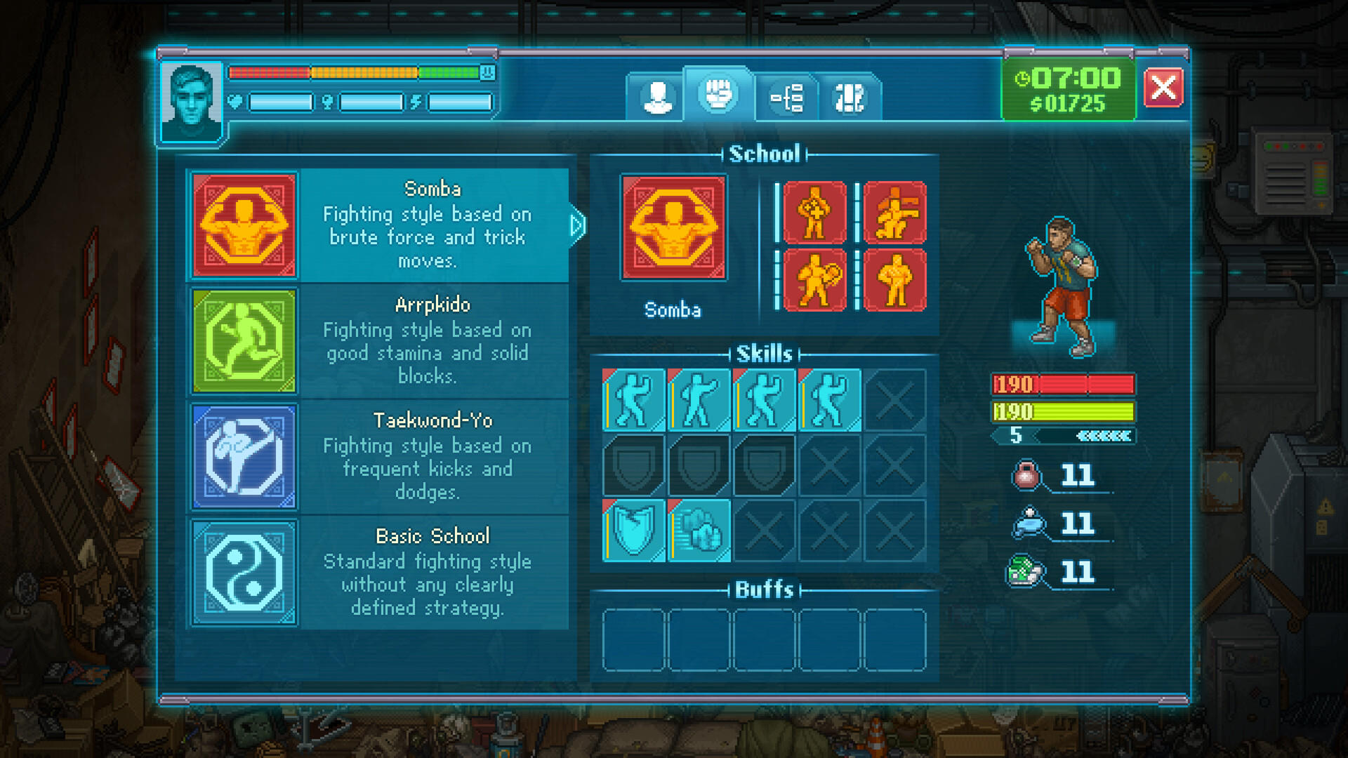 Punch Club 2: Fast Forward Game Screenshot