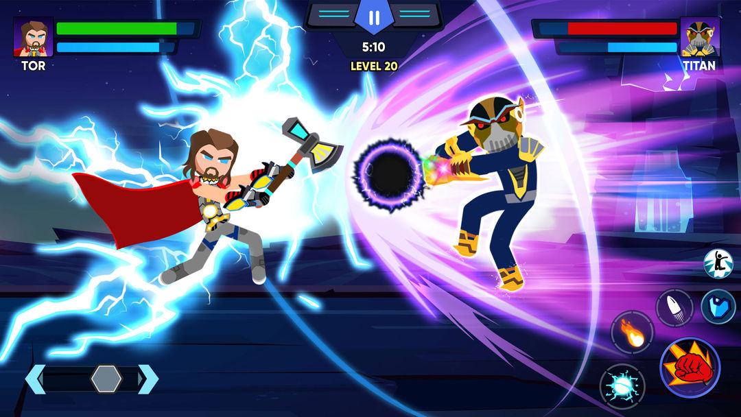 Screenshot of Super Stickman Fighting Battle