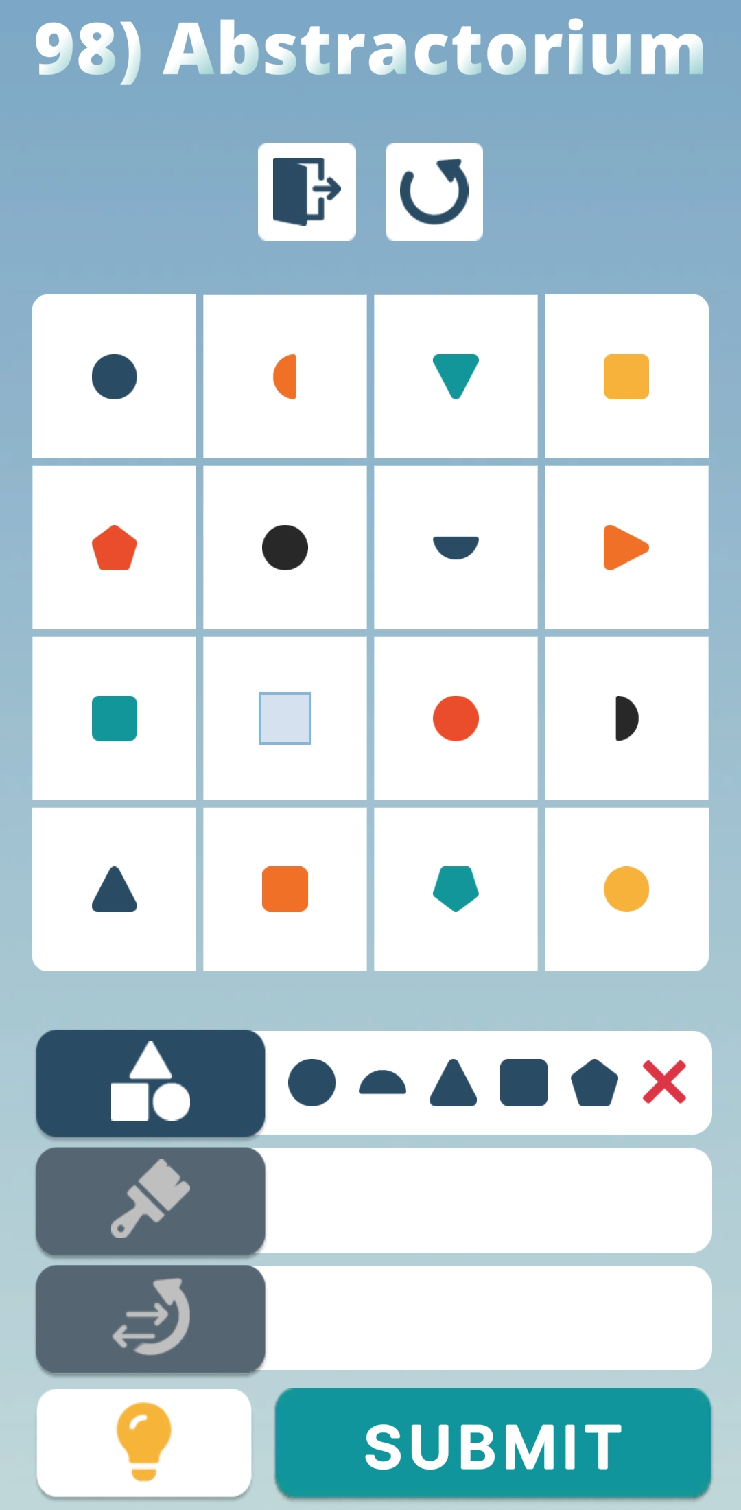 Скриншот игры Shape Logic