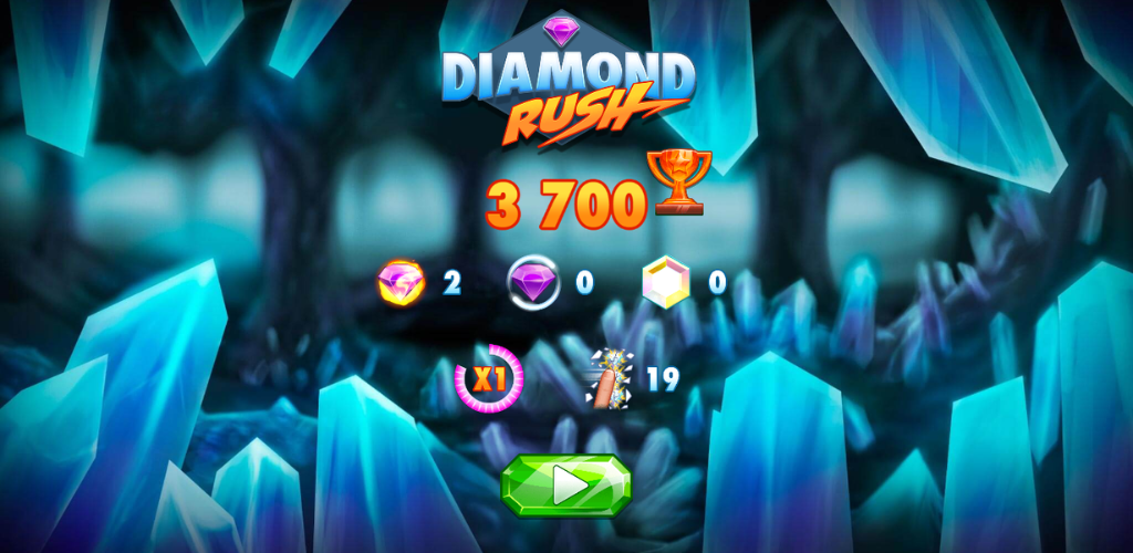 Diamond Rush Game Screenshot