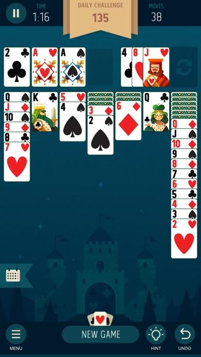 *Solitaire* Game Screenshot