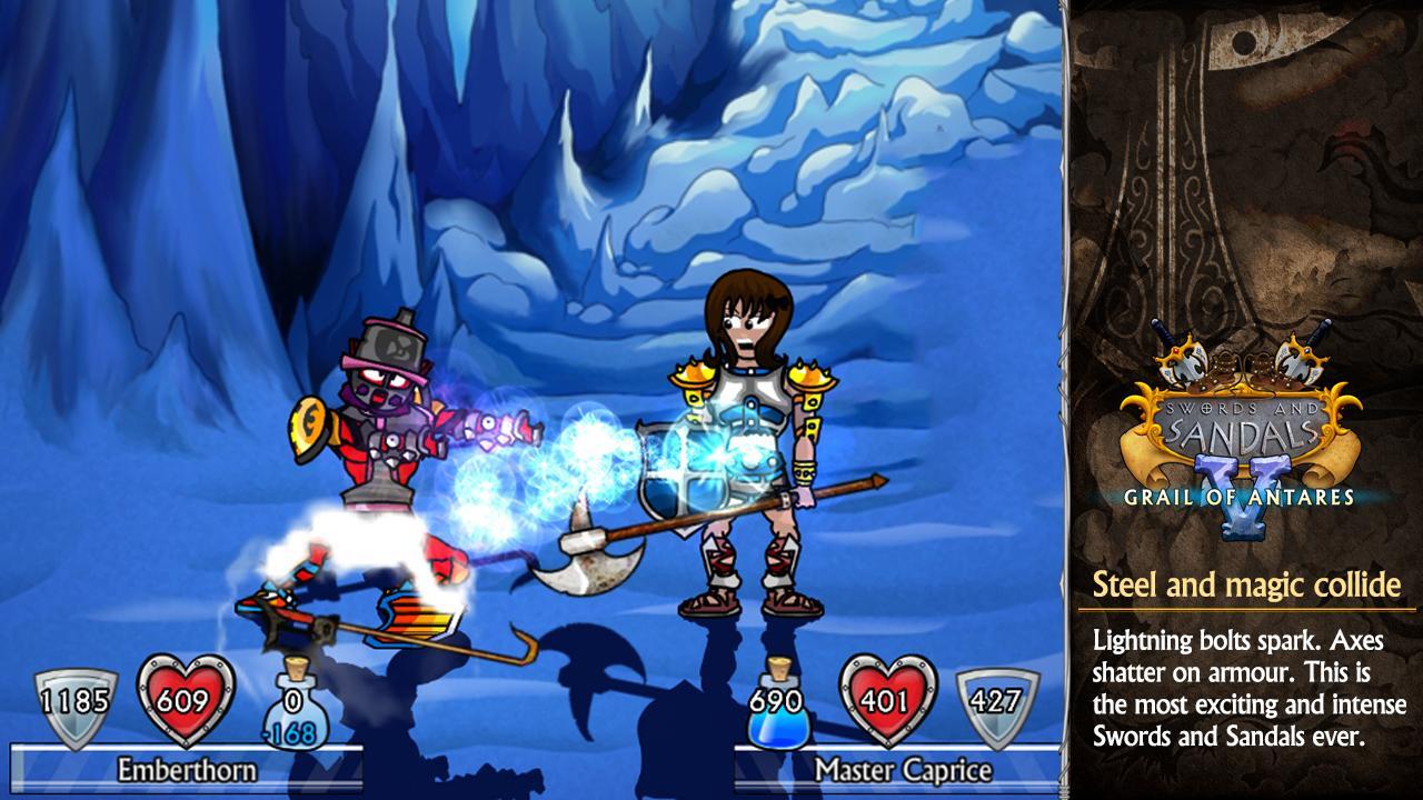 Swords and Sandals 5 Redux Game Screenshot