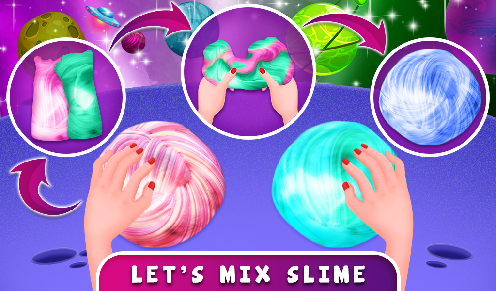 Makeup Slime Simulator Games Game Screenshot