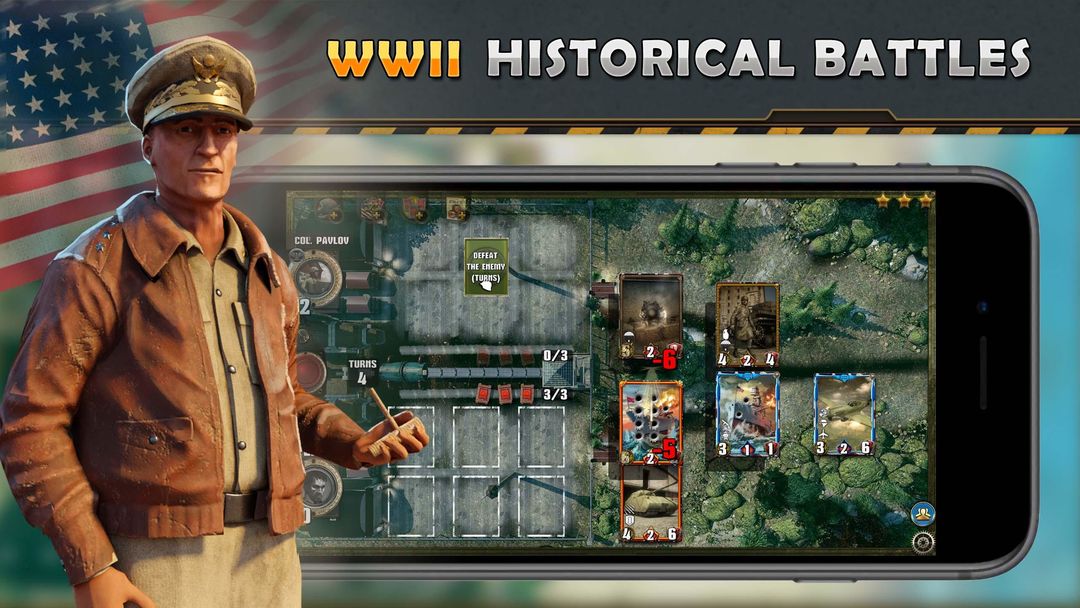 World War II: TCG 게임 스크린 샷