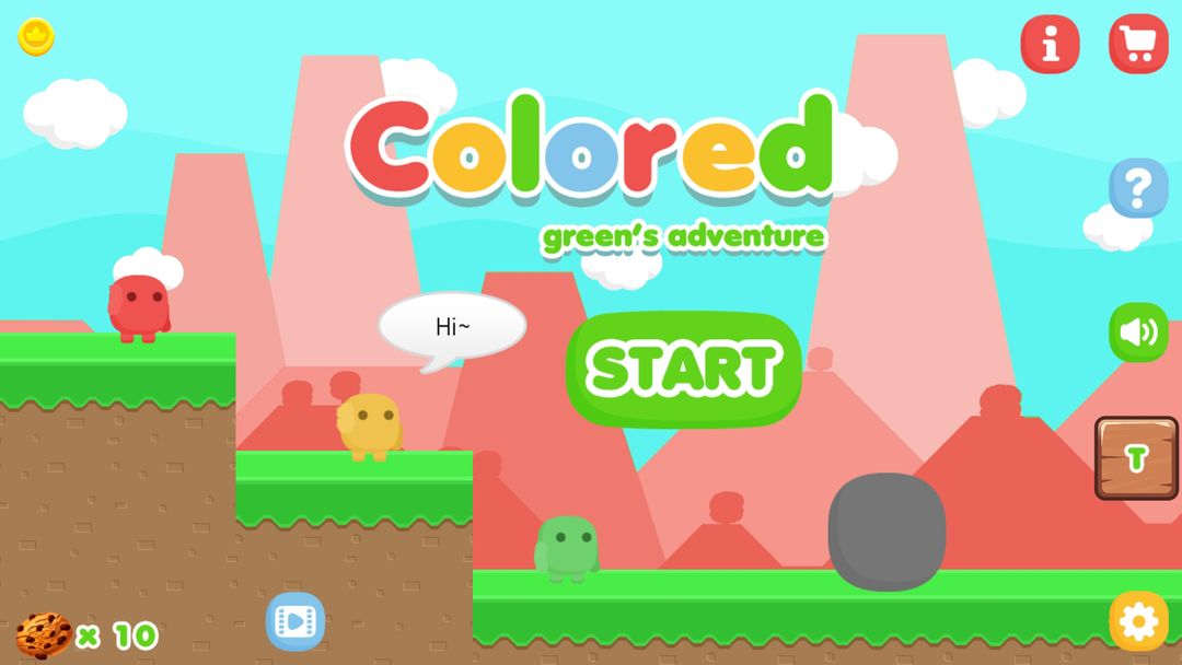 Colored ( green's puzzle ) screenshot game