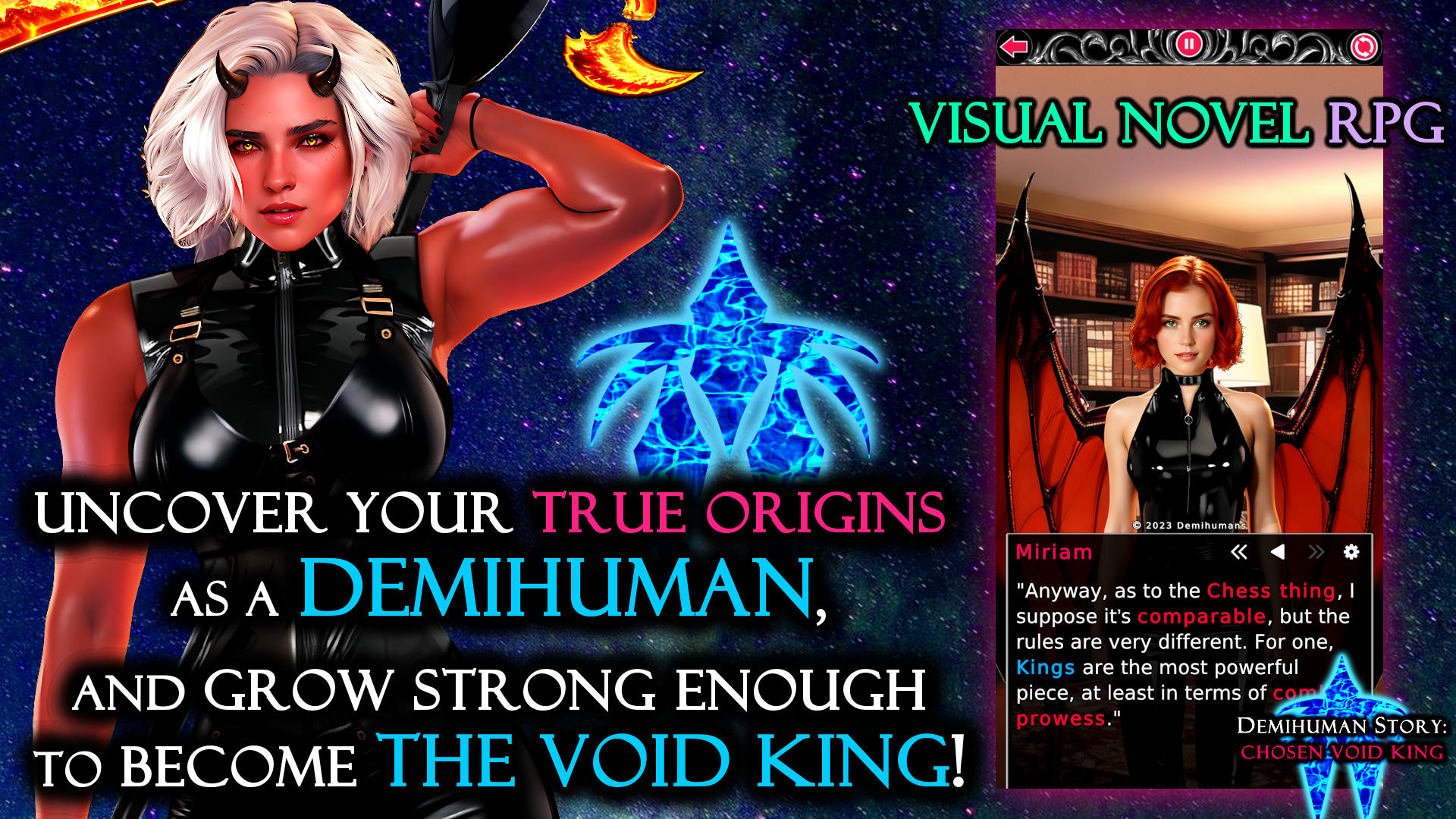 Screenshot of DemihumanStory: ChosenVoidKing