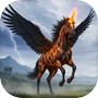 Icon of Fantasy Dark Heaven Horse Sim