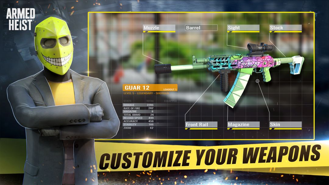 Screenshot of Armed Heist: Shooting games