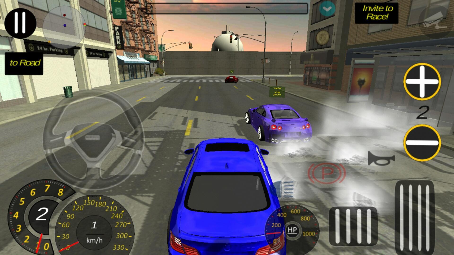 Drag Racing: Multiplayer Game Screenshot