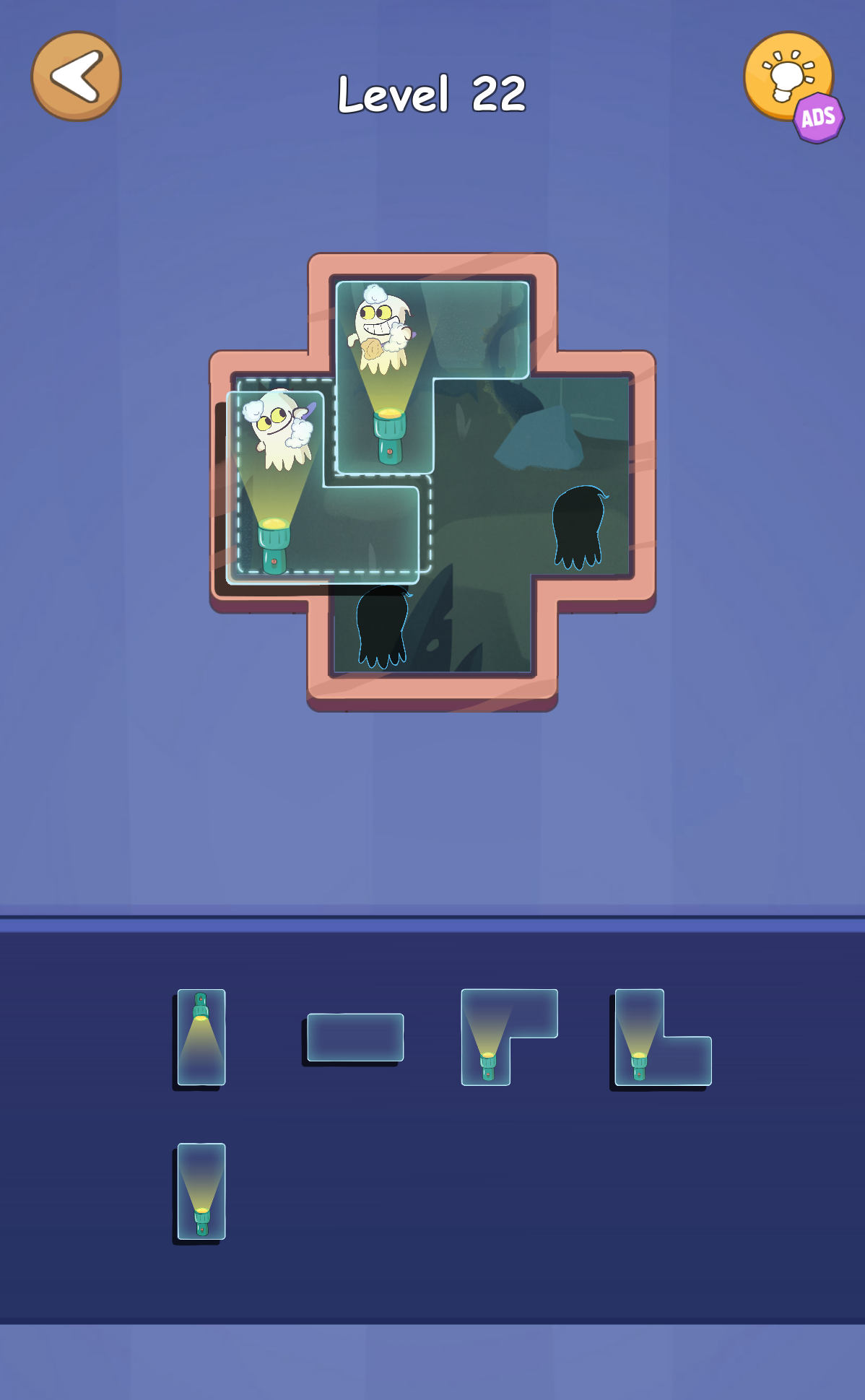 Ghost catcher: Fill puzzle Game Screenshot