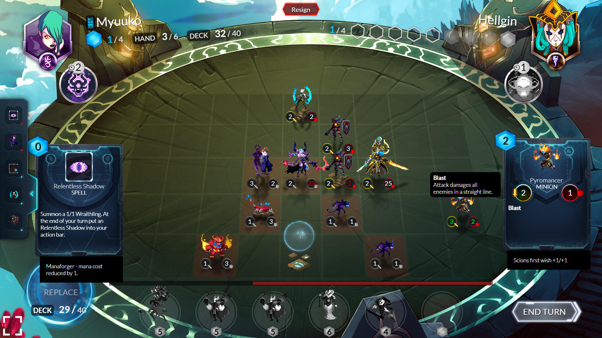 Duelyst GG screenshot game