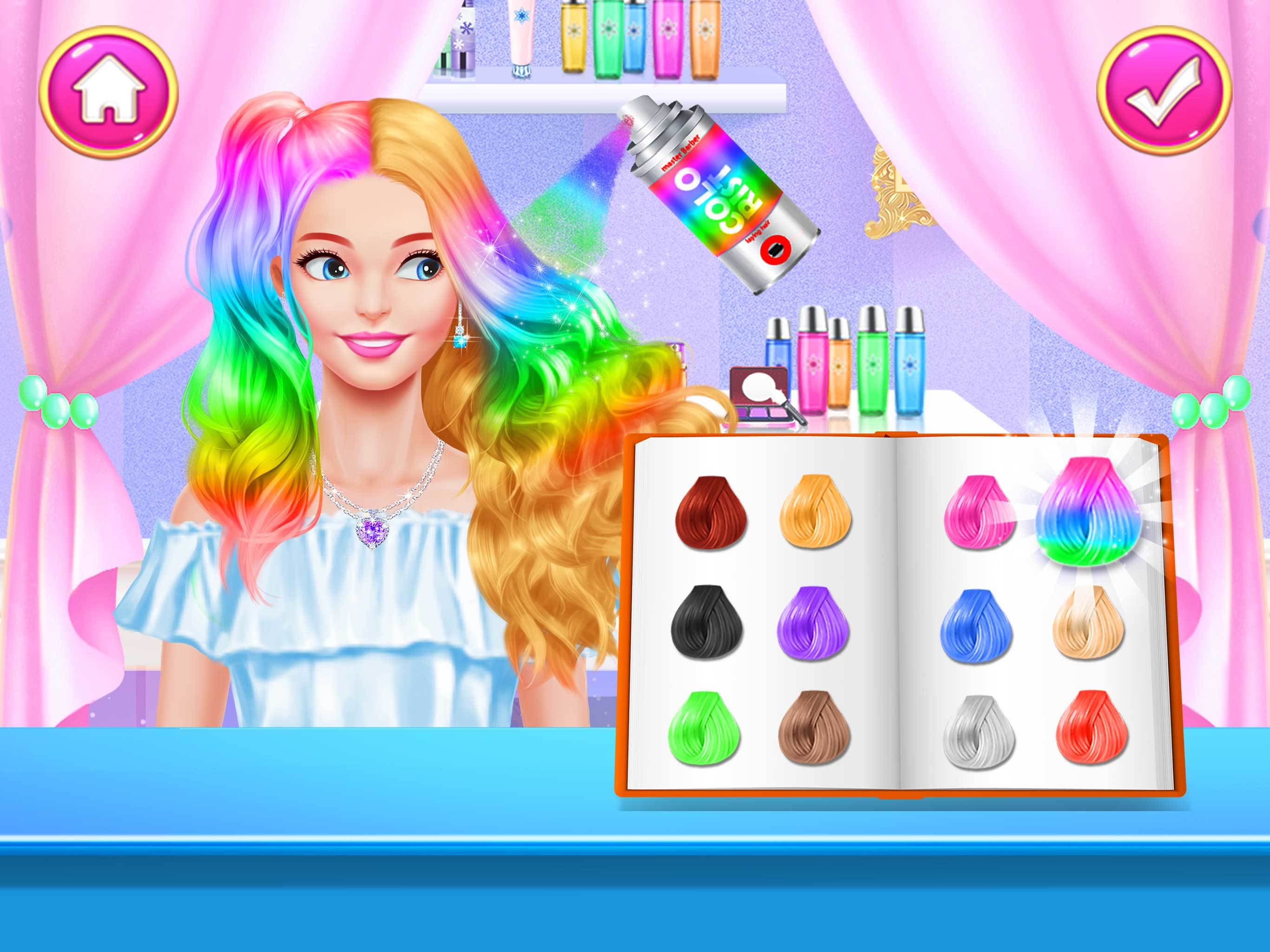 Hair Nail Salon: Makeup Games Game Screenshot