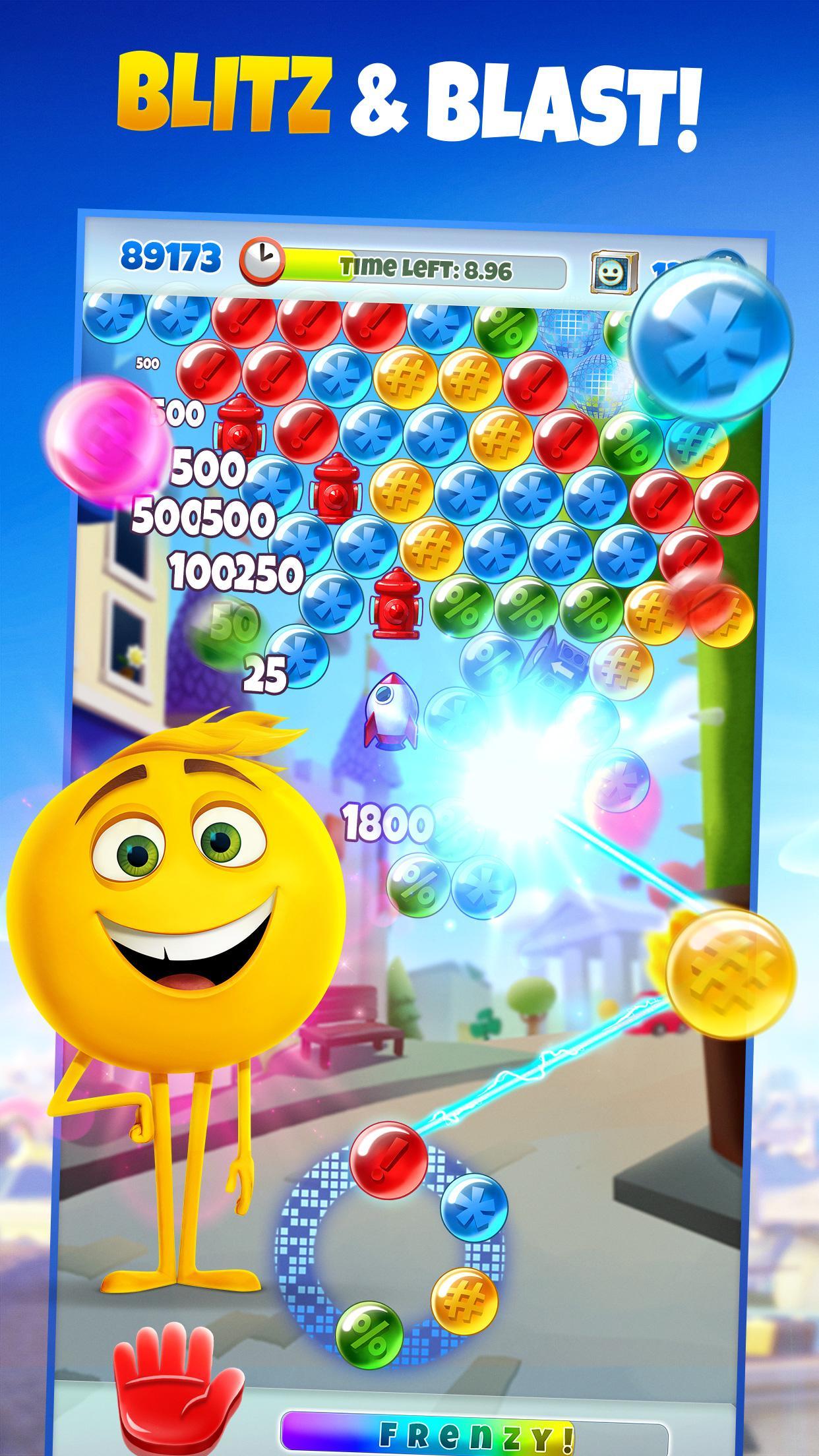 Screenshot 1 of POP FRENZY! Ang Emoji Movie Game 1.1.2492