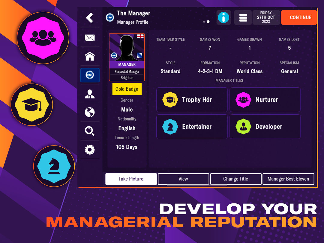 Football Manager 2024 Mobile ภาพหน้าจอเกม