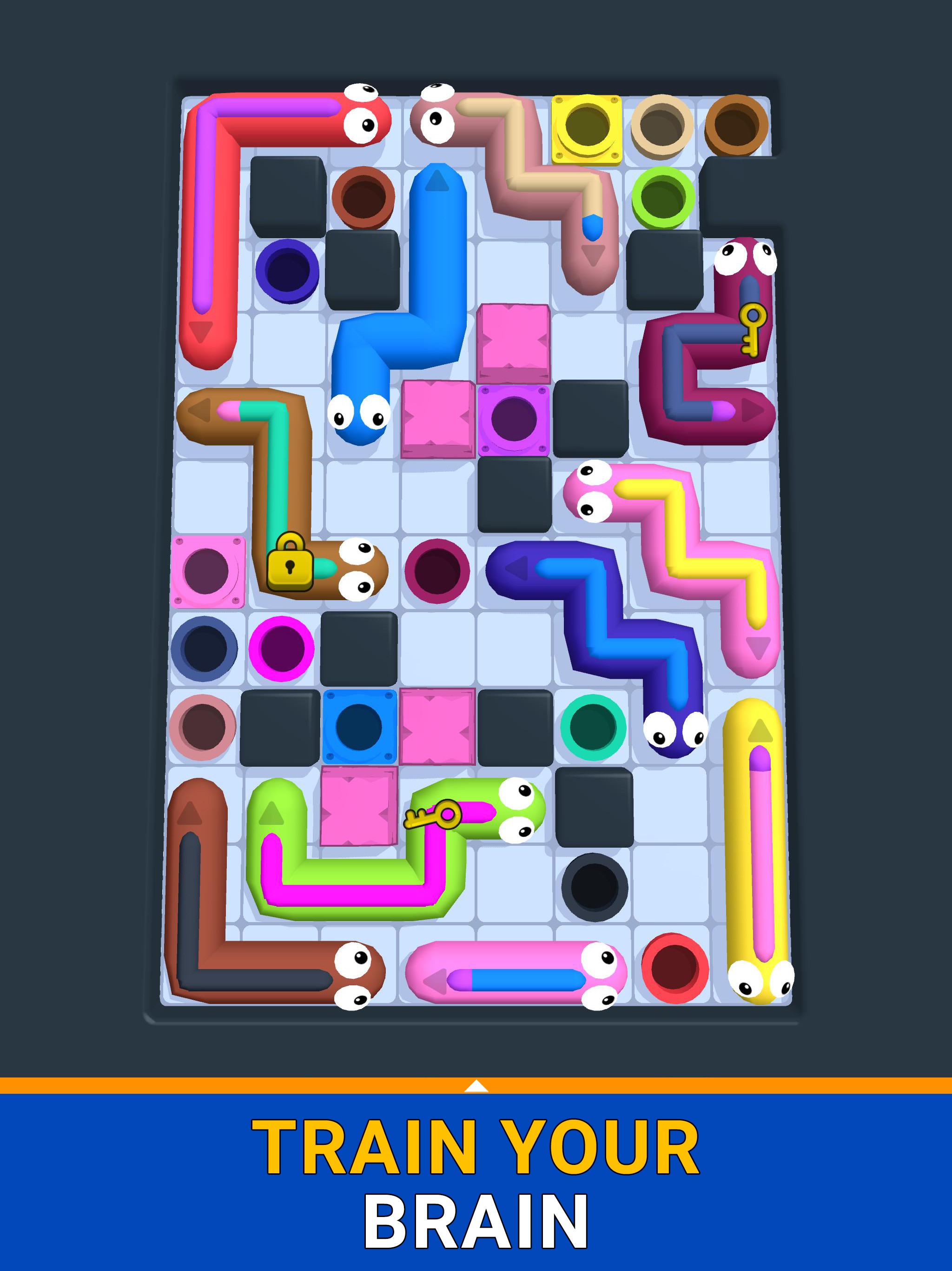 Worm Hole: Color Puzzle Game Screenshot