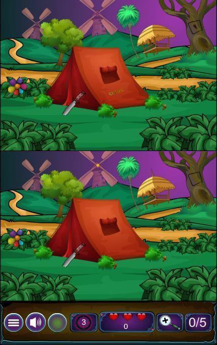 Cuplikan Layar Game Mind Relaxing Games-Find The Diff 500 Levels