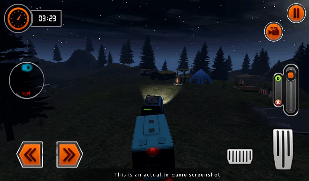 Screenshot of Camper Van Virtual Family Game