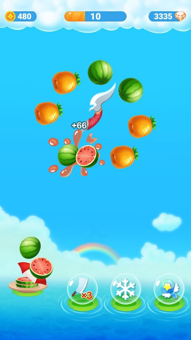 Fruit Blast - knife master screenshot game