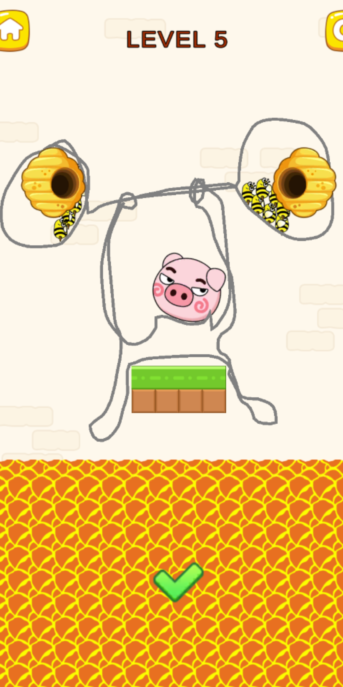 Cuplikan Layar Game Save Piggy The Lovely Pig