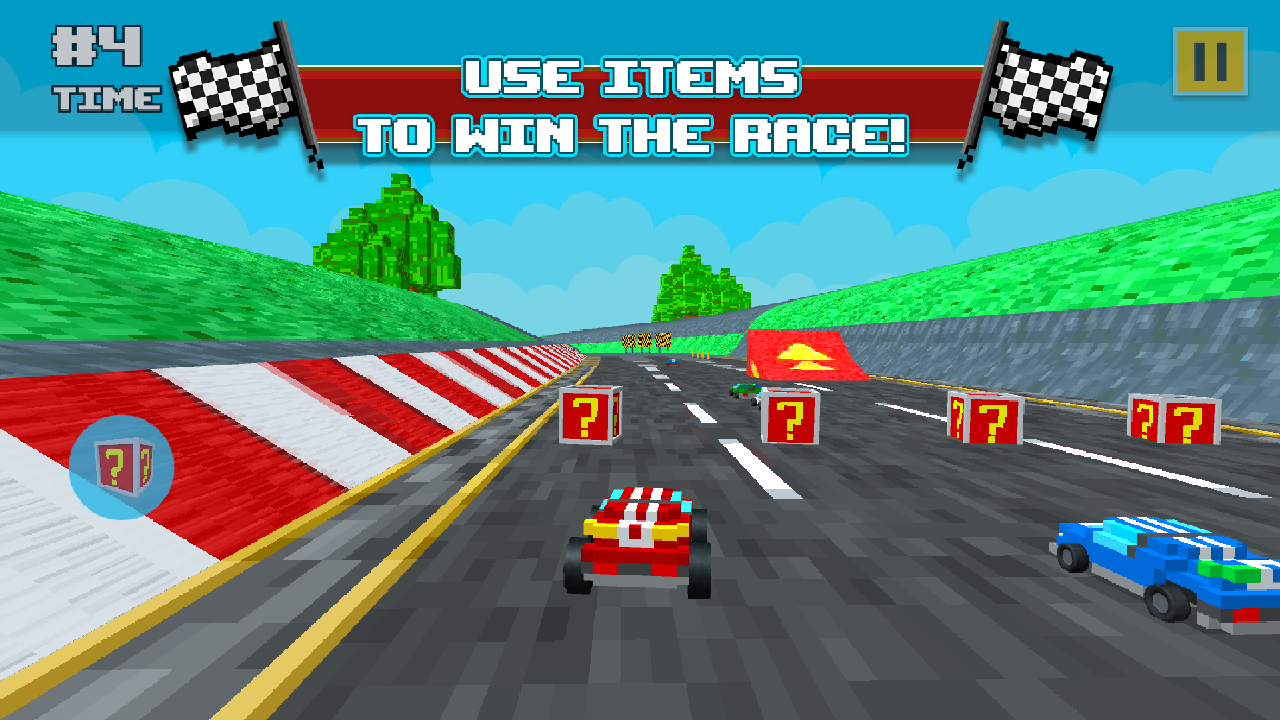 Blocky Fast Fury Game Screenshot