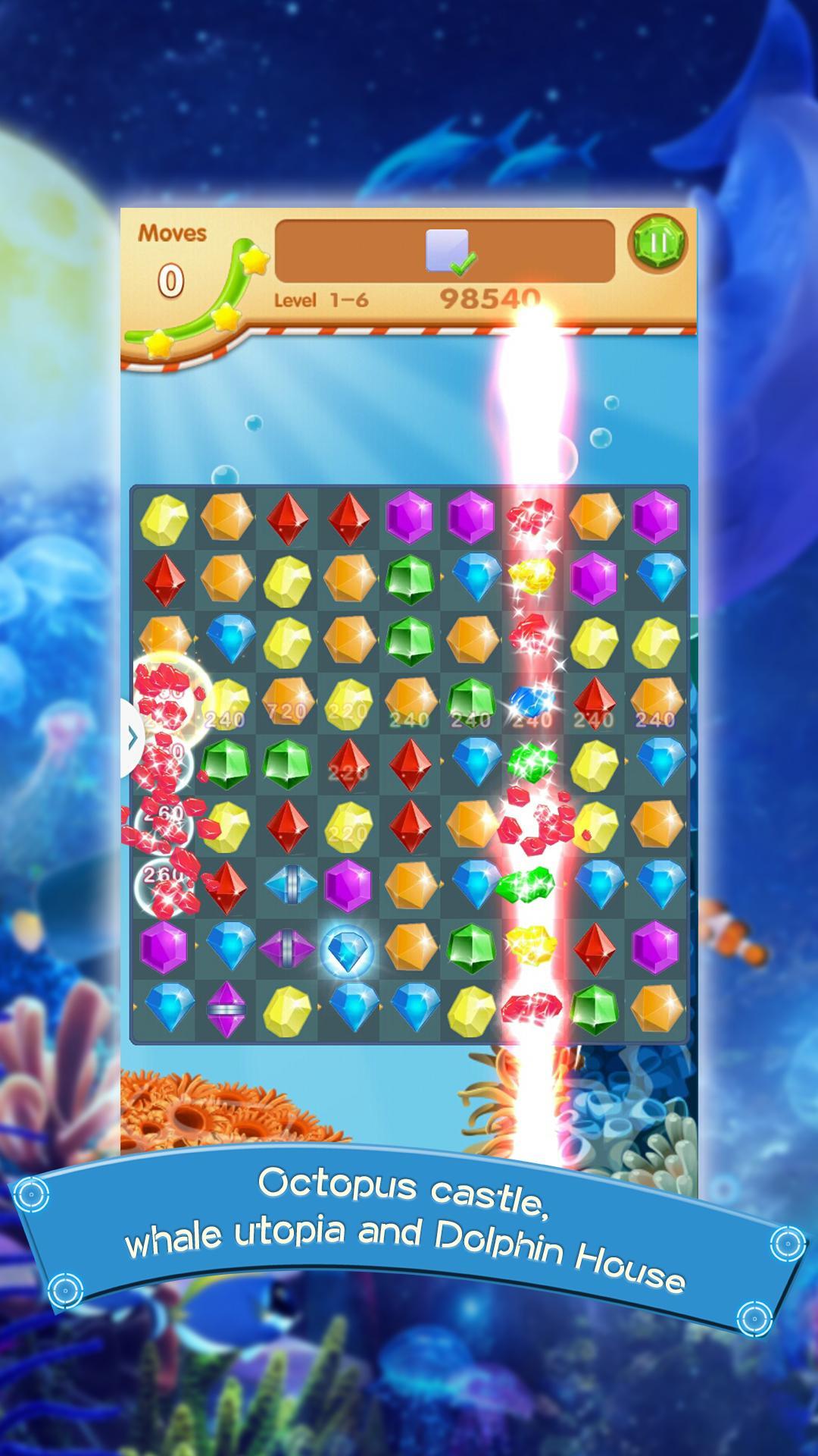 Скриншот игры Sea Treasure：Match 3