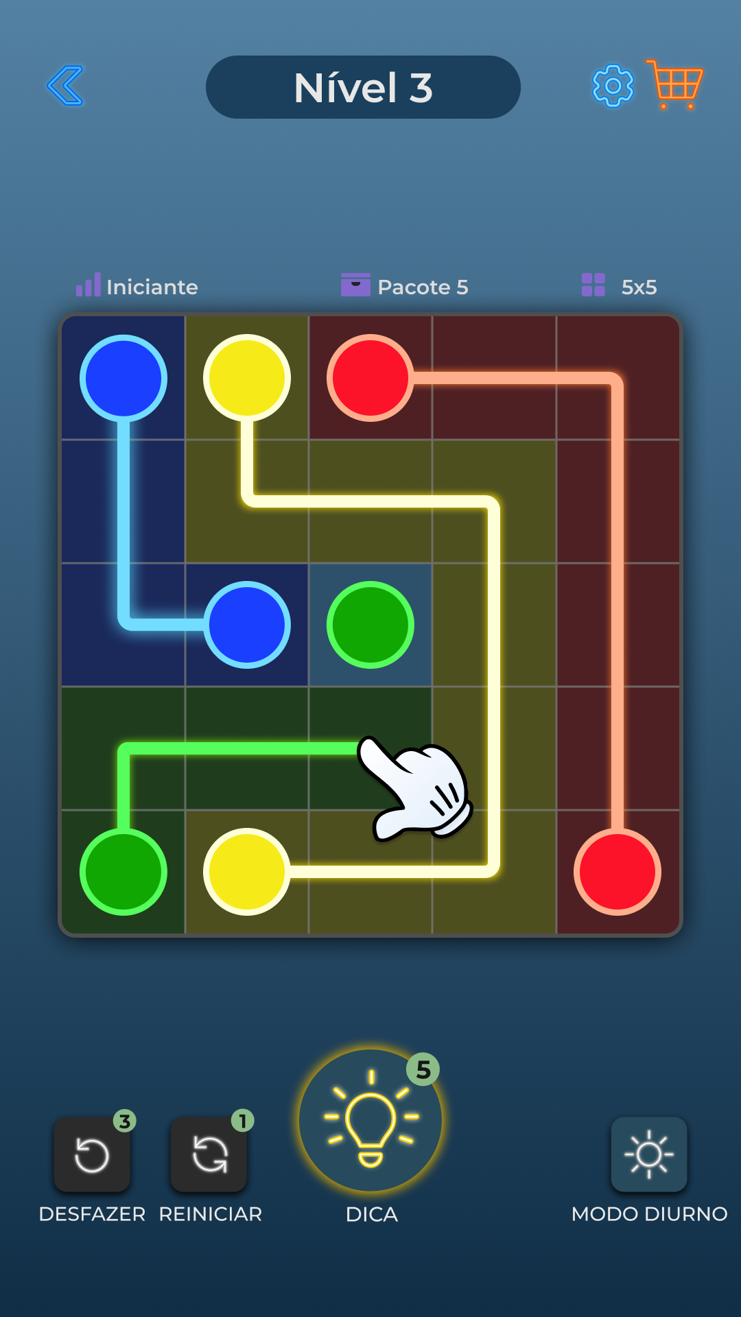 Screenshot 1 of Connect the Dots - Match Color 1.5.8