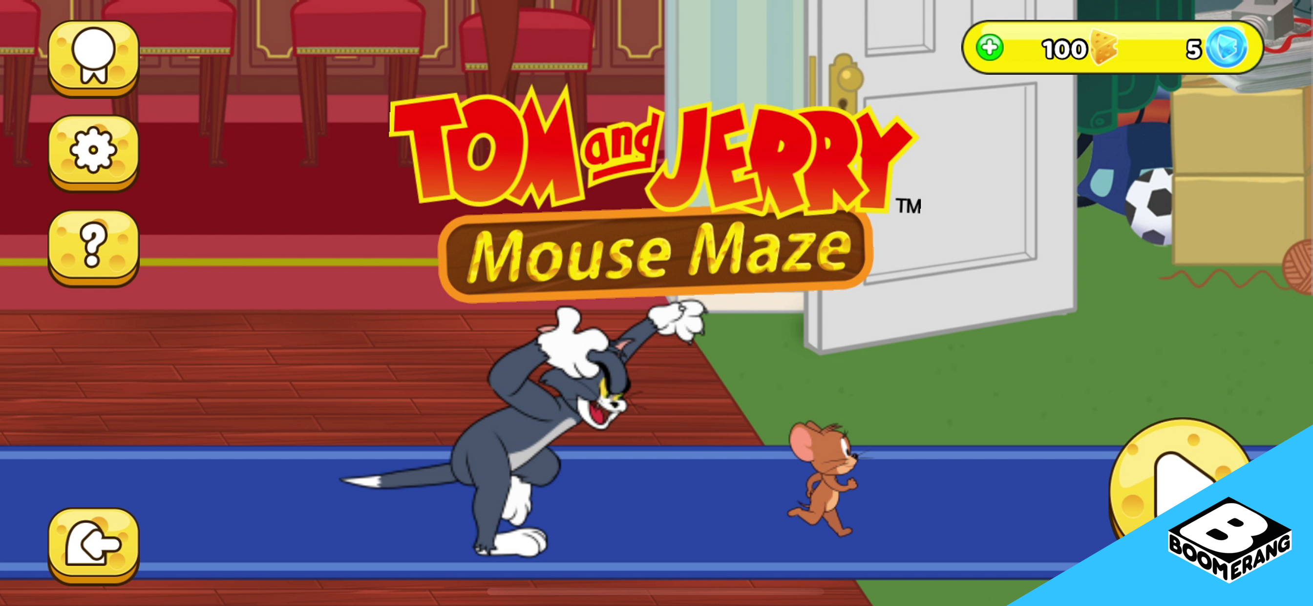 Tom & Jerry: Mouse Maze Game Screenshot
