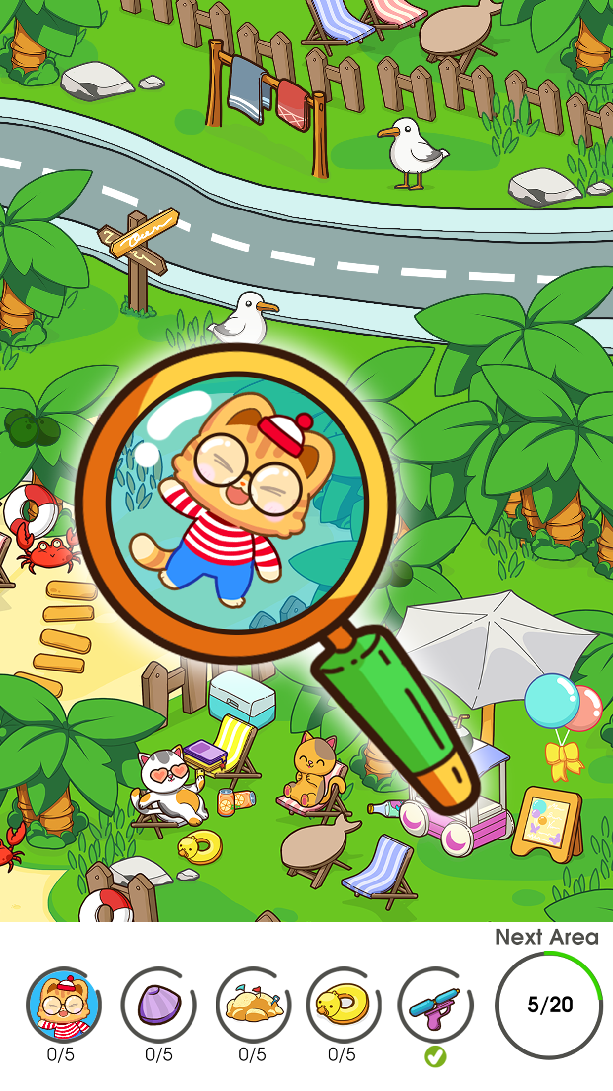 Cuplikan Layar Game Find My Cat Out: Hidden Object