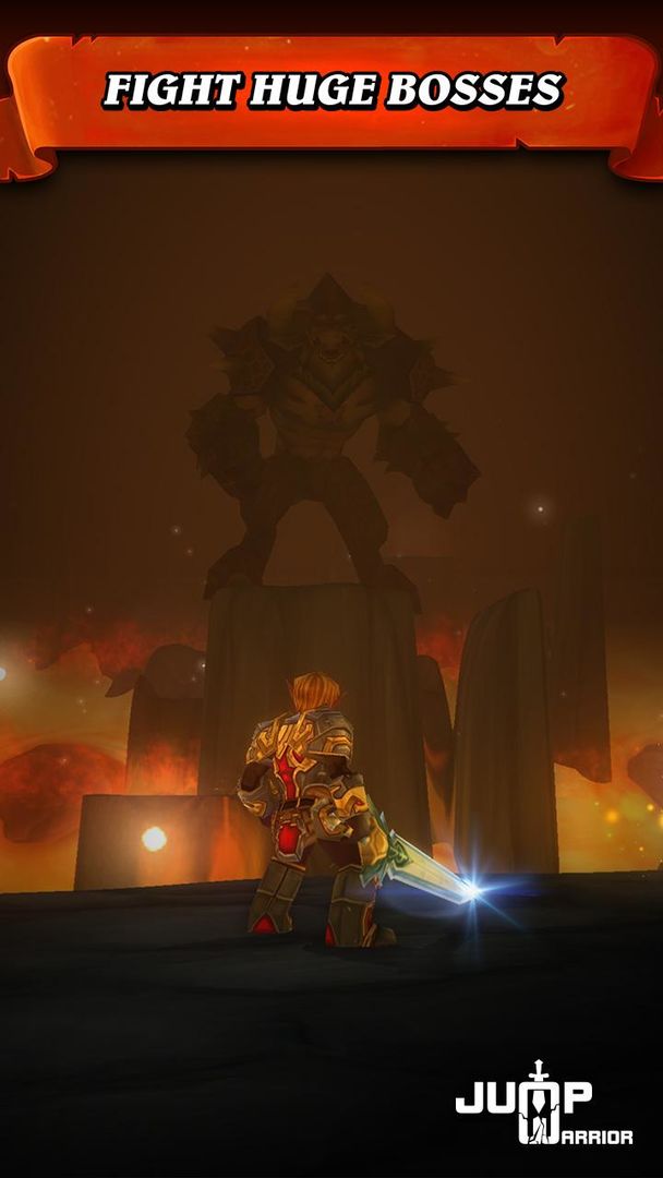 Screenshot of Jump Warrior: Nonstop RPG