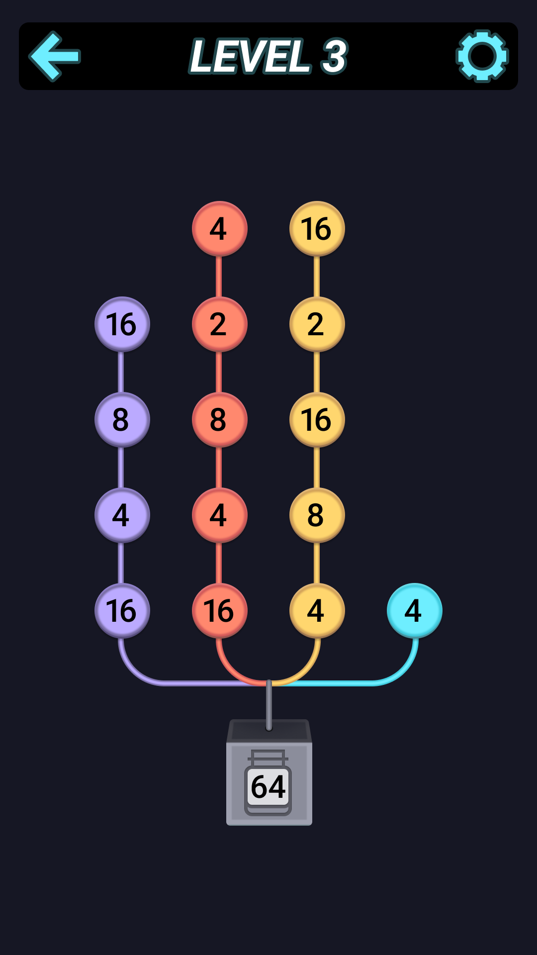 Merge Flow Game Screenshot